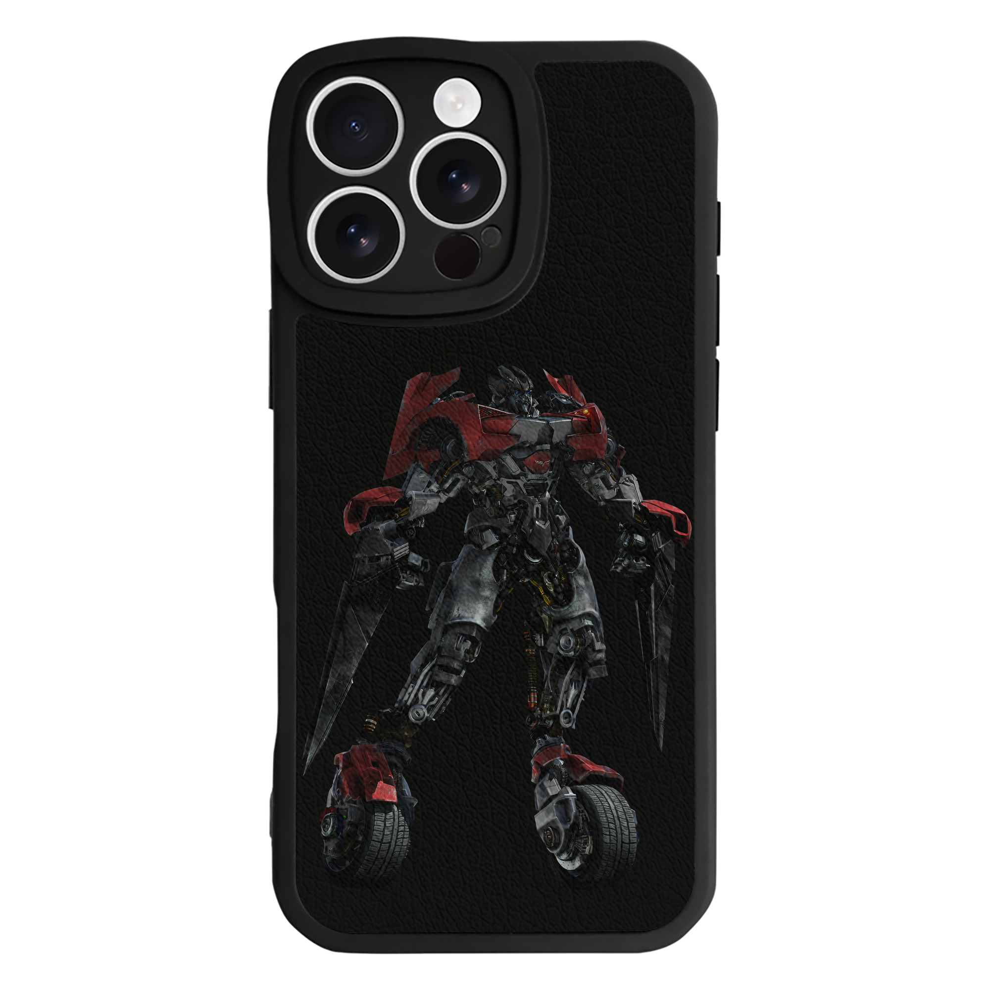 （画像用） Transformers トランスフォーマー 【iPhone 16シリーズ対応】シリコンスマホケース（レザー調） 材質：シリコン